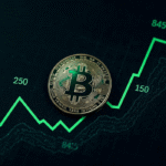 Wykres Bitcoina z kluczowym wsparciem na poziomie 107 800 USD