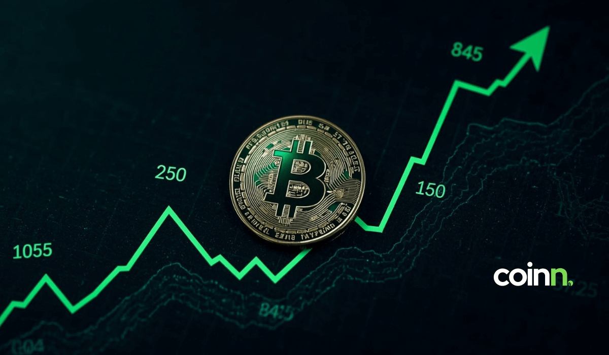 Wykres dominacji Bitcoina z sygnałem MACD wskazującym potencjalny trend wzrostowy w kierunku 150 000 USD.