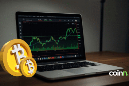 Wykres ceny Bitcoina zbliżającej się do nowego ATH na poziomie 123 tys. USD